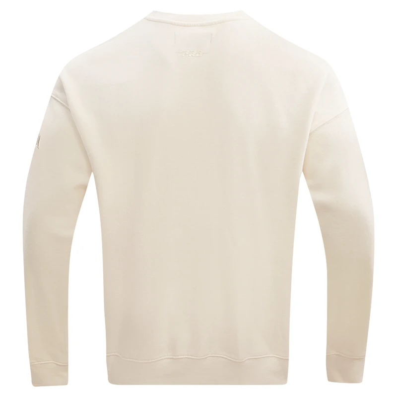 Men's Pro Standard Cream St. Louis Cardinals Neutral Drop Shoulder Pullover Sweatshirt
