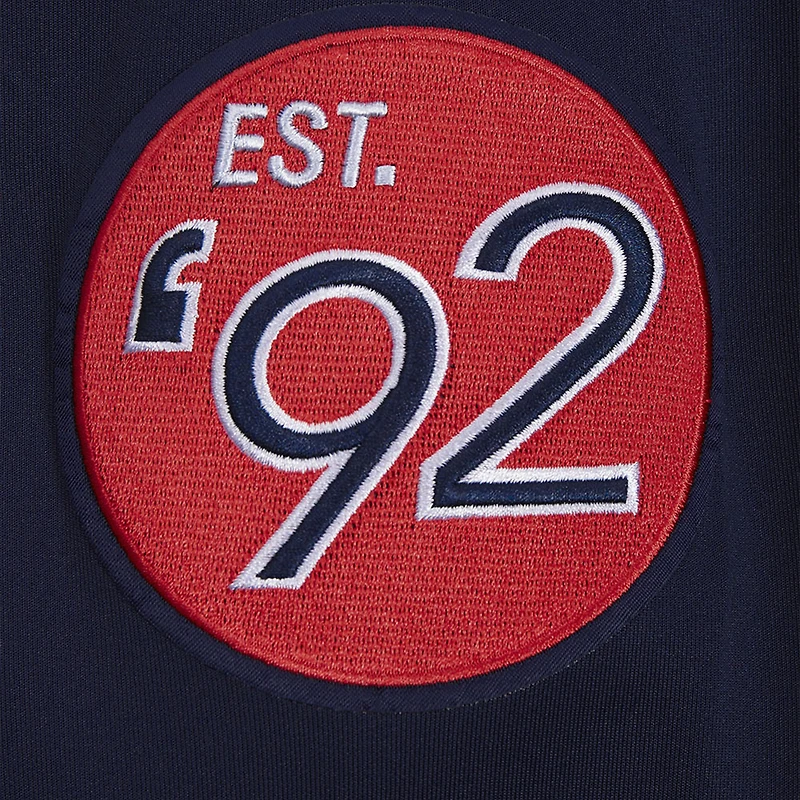 Men's Pro Standard Navy St. Louis Cardinals Fast Lane Full-Zip Track Jacket