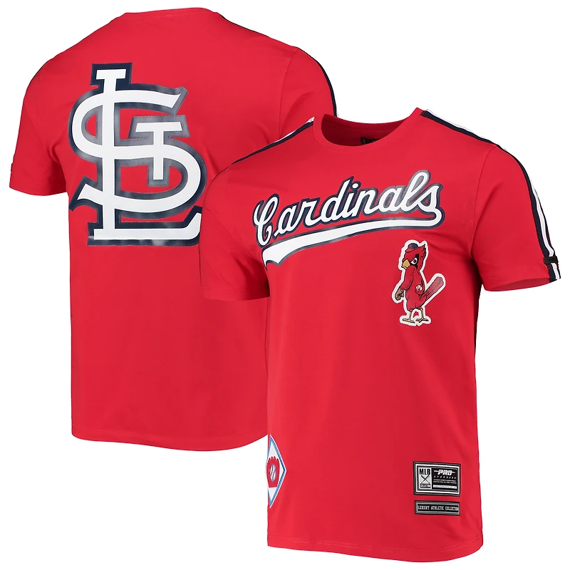 T-shirt à bandes Pro Standard Red/St. Louis Cardinals pour homme