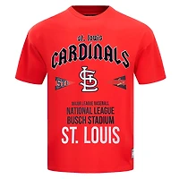 Men's Pro Standard Red St. Louis Cardinals Oversized City Tour T-Shirt