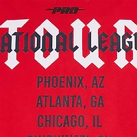 Men's Pro Standard Red St. Louis Cardinals Oversized City Tour T-Shirt