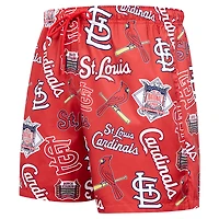 Short tissé à logo avec lancer des St. Louis Cardinals Pro Standard rouge pour hommes