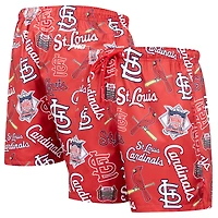 Short tissé à logo avec lancer des St. Louis Cardinals Pro Standard rouge pour hommes