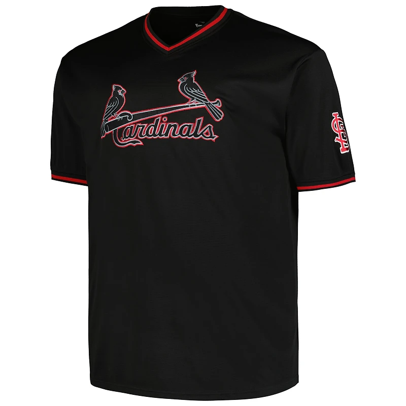 Maillot de mode Pop Big & Tall pour hommes, noir, St. Louis Cardinals