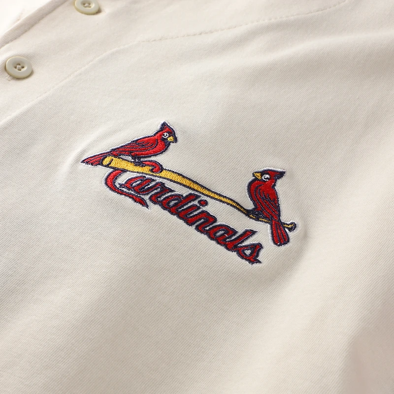 Men's Profile Cream St. Louis Cardinals Big & Tall Full-Button Jersey