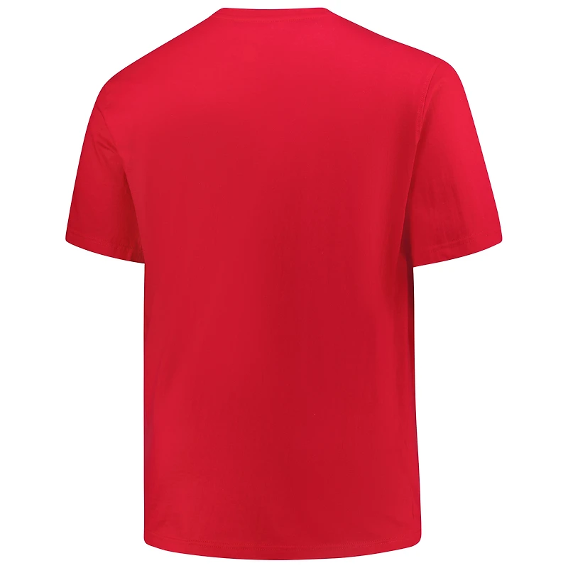 Men's Profile Navy St. Louis Cardinals Big & Tall Primary Logo T-Shirt