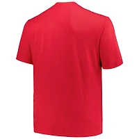T-shirt rouge pour hommes des Cardinals de St. Louis Big & Tall Heart Soul