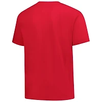 Men's Profile Red St. Louis Cardinals Big & Tall Weathered Logo T-Shirt
