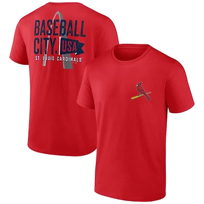 T-shirt rouge pour homme « Bring It » des Cardinals de Saint-Louis