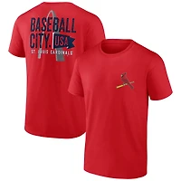 T-shirt rouge pour homme « Bring It » des Cardinals de Saint-Louis
