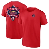 Men's  Red St. Louis Cardinals Cooperstown Collection Field Play T-Shirt