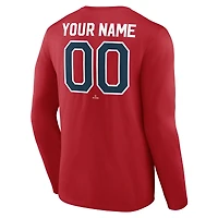 Men's Red St. Louis Cardinals Cooperstown Collection Winning Streak Custom Long Sleeve T-Shirt
