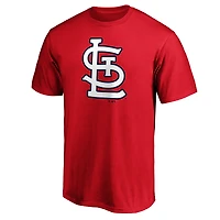Men's  Red St. Louis Cardinals Official Logo T-Shirt
