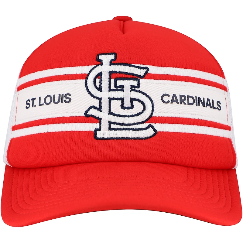 Casquette ajustable rouge pour homme St. Louis Cardinals Sideline Trucker