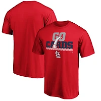 T-shirt rouge pour homme de l'équipe Adrenaline des Cardinals Saint-Louis