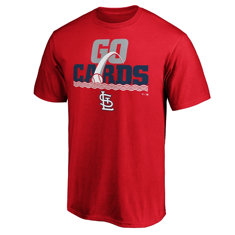 Men's  Red St. Louis Cardinals Team Adrenaline T-Shirt