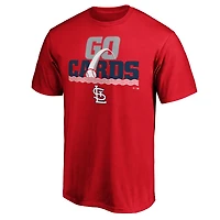 Men's  Red St. Louis Cardinals Team Adrenaline T-Shirt