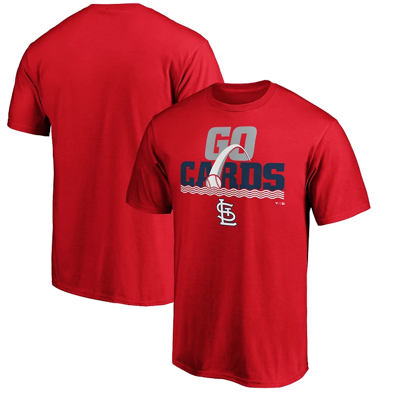 T-shirt rouge pour homme de l'équipe Adrenaline des Cardinals Saint-Louis