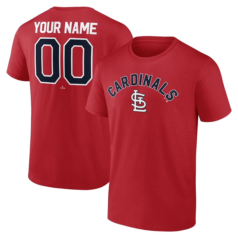 Men's Red St. Louis Cardinals Winning Streak Custom T-Shirt