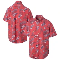 Chemise à boutons Reyn Spooner rouge St. Louis Cardinals pour homme, grandes tailles Kekai Performance Tri-Blend