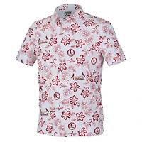 Polo Performance Reyn Spooner blanc pour homme, collection Cooperstown, Cardinals de St. Louis
