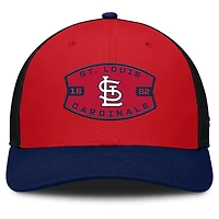 Casquette ajustable rouge/bleu marine pour homme des Cardinals de Saint-Louis
