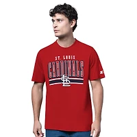 Men's Starter  Heather Gray/Red St. Louis Cardinals Two-Pack Long Sleeve & Short T-Shirt Set