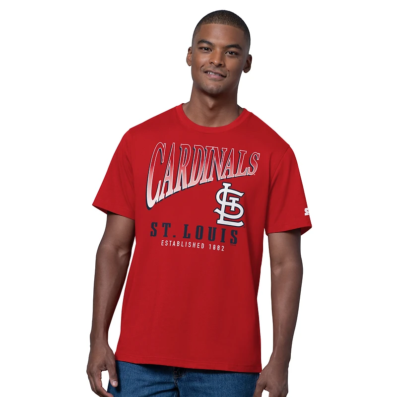 Men's Starter  Red/Heather Gray St. Louis Cardinals Two-Pack T-Shirt Set