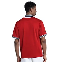 Men's Starter  Red St. Louis Cardinals Button-Up Short Sleeve Jacket