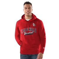 Men's Starter Red St. Louis Cardinals Classic Pullover Hoodie