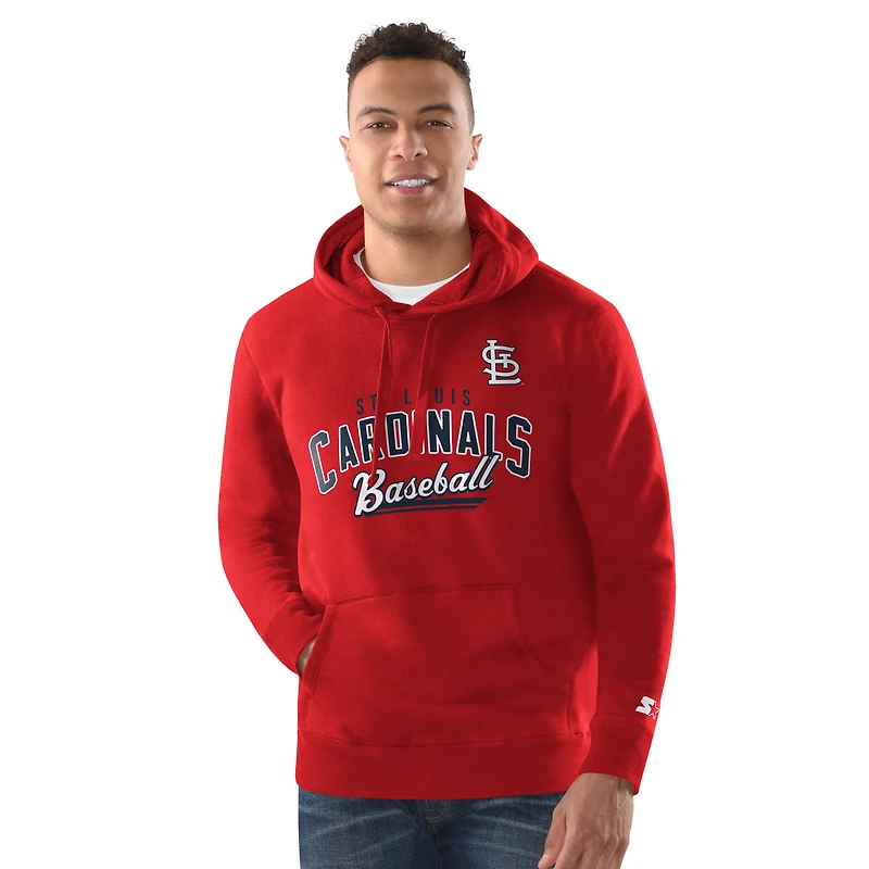 Sweat à capuche classique rouge Starter pour homme des Cardinals de St. Louis