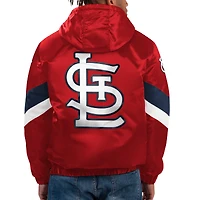 Veste à capuche demi-zip Starter Red St. Louis Cardinals Force Play II pour hommes