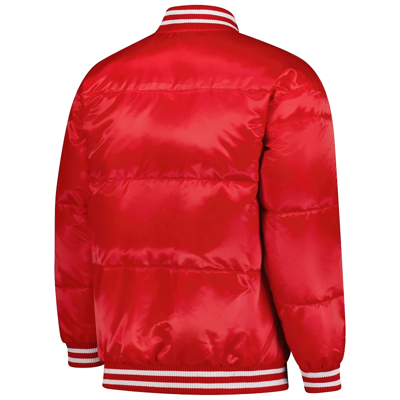 Men's Starter Red St. Louis Cardinals Full-Snap Satin Jacket