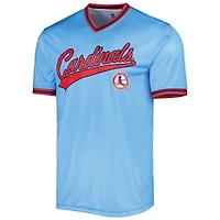 Maillot Homme Stitches Bleu Clair St. Louis Cardinals Cooperstown Collection Team