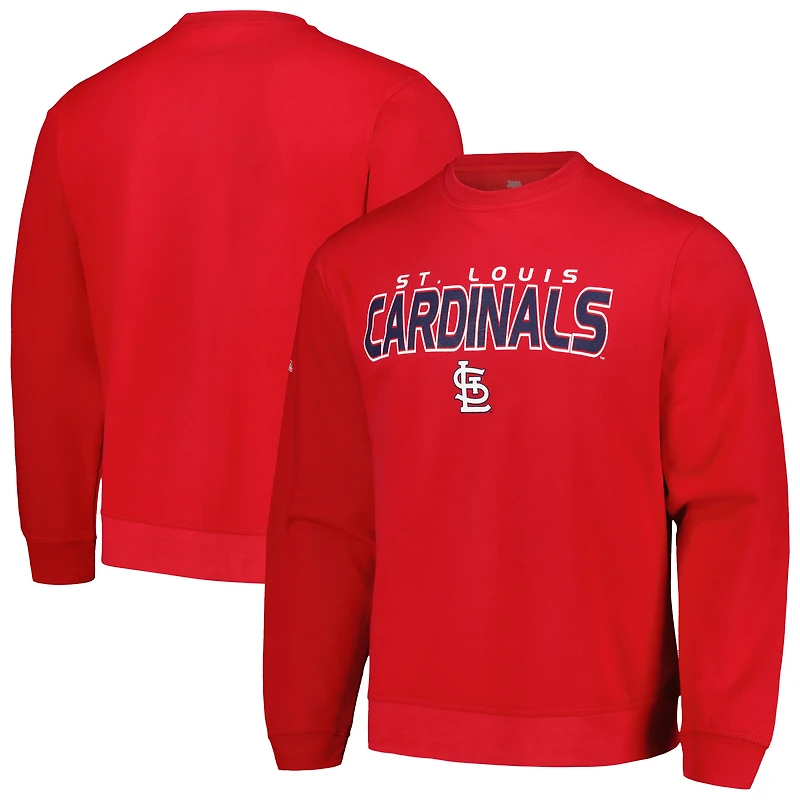 Sweat-shirt rouge Stitches St. Louis Cardinals pour hommes