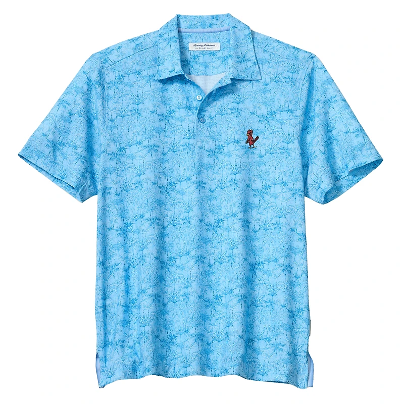 Men's Tommy Bahama Light Blue St. Louis Cardinals Coast Palm Retreat IslandZone Polo