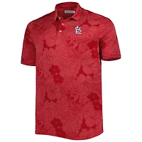 Polo Tommy Bahama Red St. Louis Cardinals Big & Tall Miramar Blooms pour homme