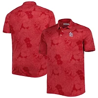 Polo Tommy Bahama Red St. Louis Cardinals Big & Tall Miramar Blooms pour homme