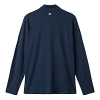 Men's TravisMathew  Heather Navy St. Louis Cardinals Bullpen Quarter-Zip Pullover