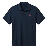Polo homme TravisMathew Heather Navy St. Louis Cardinals Game Day en mélange de trois matières