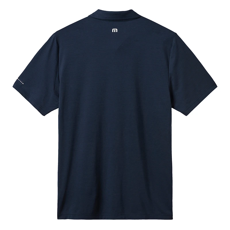 Polo homme TravisMathew Heather Navy St. Louis Cardinals Game Day en mélange de trois matières