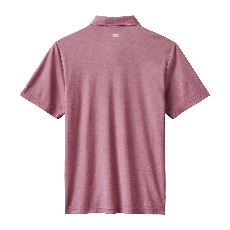 Men's TravisMathew Red St. Louis Cardinals Playoff Pitch Tri-Blend Polo