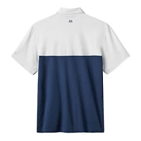 Polo tri-blend blanc/bleu marine TravisMathew pour homme, motif Home Run Leader des Cardinals de Saint-Louis