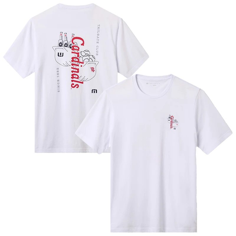Men's TravisMathew White St. Louis Cardinals Dugout Dreams T-Shirt