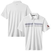 Polo tri-blend blanc TravisMathew pour homme, Cardinals de Saint-Louis