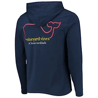 T-shirt à capuche manches longues Vineyard Vines pour hommes, bleu marine