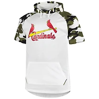 Men's Yadier Molina White/Camo St. Louis Cardinals Player Big & Tall Raglan Hoodie T-Shirt