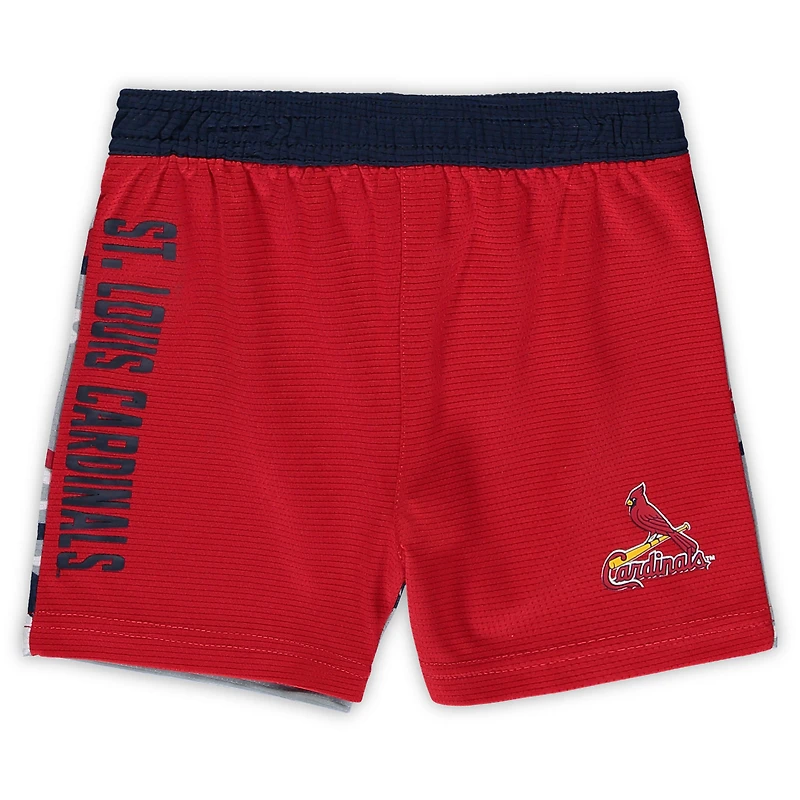 Newborn & Infant Navy/Red St. Louis Cardinals Pinch Hitter T-Shirt Shorts Set