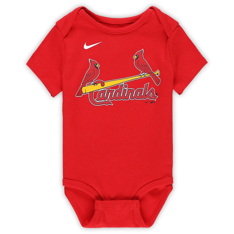 Newborn & Infant Nike Nolan Arenado Red St. Louis Cardinals Fuse Name Number Bodysuit