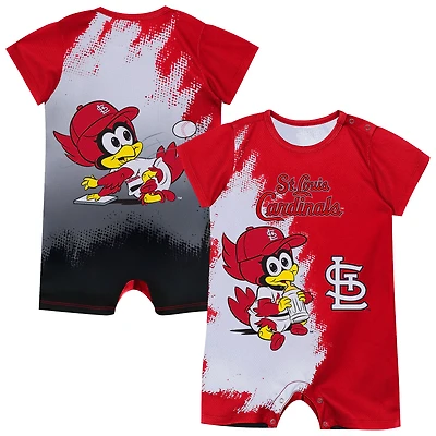 Newborn Outerstuff Red St. Louis Cardinals Baby Mascot Bodysuit